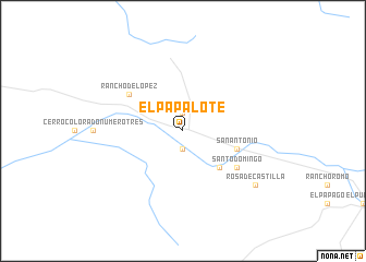 map of El Papalote