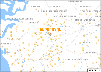 map of El Papayal