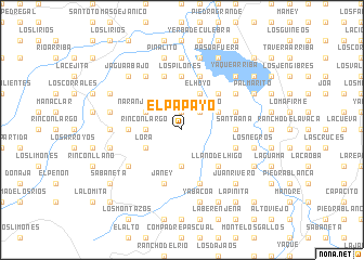 map of El Papayo
