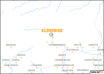 map of El Paraíso