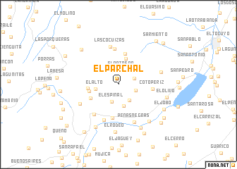 map of El Parchal