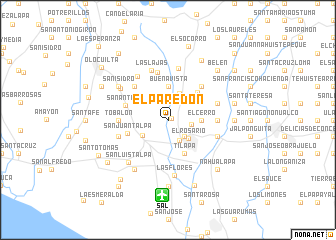 map of El Paredón