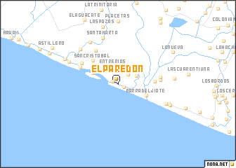map of El Paredón