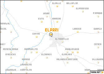 map of El Pari