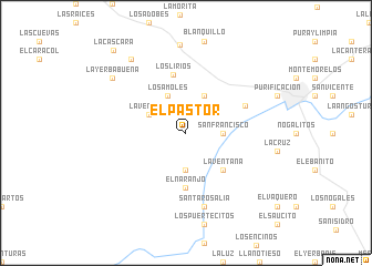 map of El Pastor