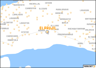 map of El Paujil