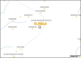 map of El Paují