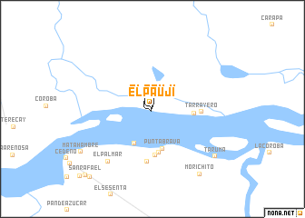 map of El Paují