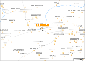 map of El Paují