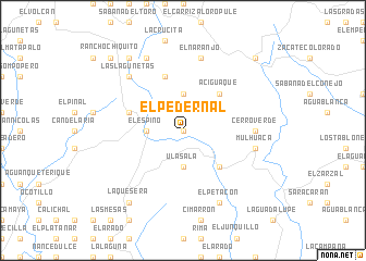 map of El Pedernal