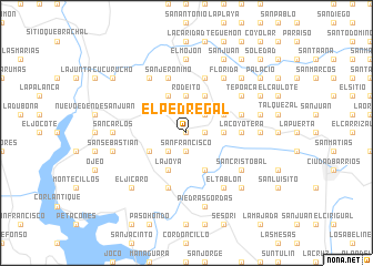 map of El Pedregal