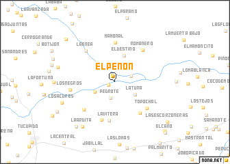 map of El Peñon