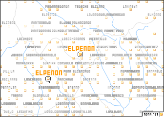 map of El Peñón