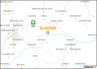 map of El Peñón