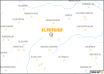 map of El Perdido