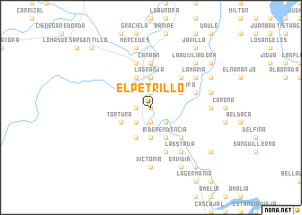 map of El Petrillo