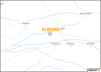 map of El Peumo