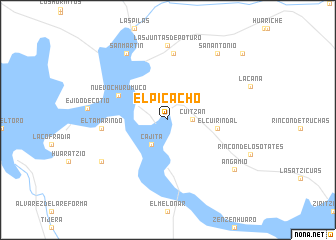 map of El Picacho