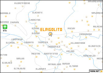 map of El Pigolito