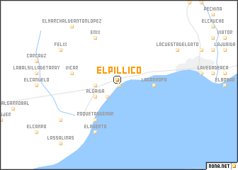 map of El Pillico