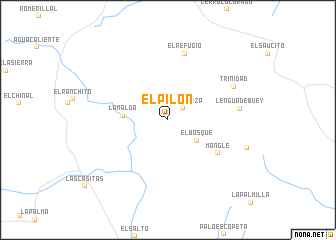 map of El Pilón