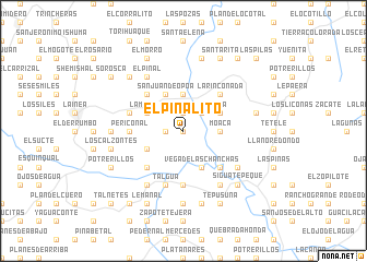 map of El Pinalito