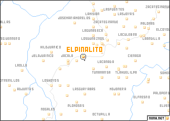 map of El Pinalito