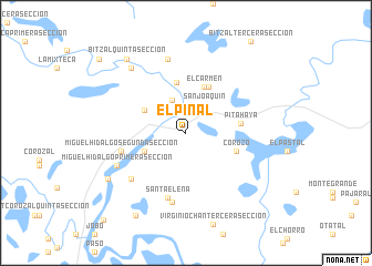 map of El Pinal