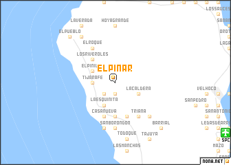 map of El Pinar