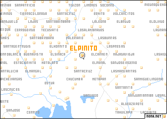 map of El Pinito