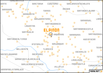 map of El Piñón