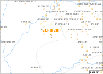 map of El Pinzán