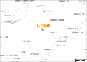 map of El Piojo