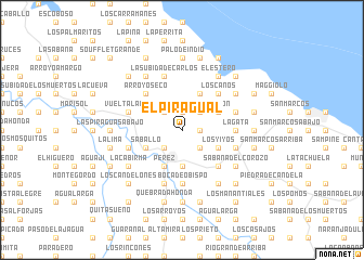 map of El Piragual