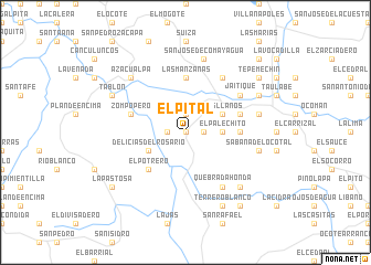 map of El Pital