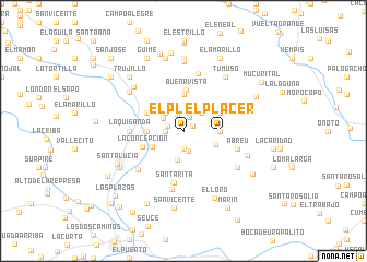 map of El Placer