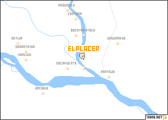 map of El Placer