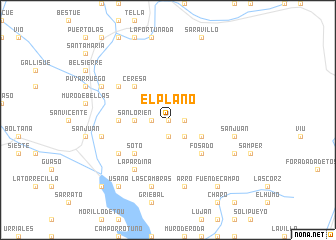 map of El Plano