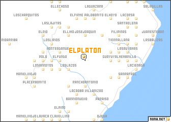 map of El Platón