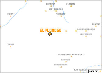 map of El Plomoso