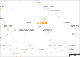 map of El Pocico