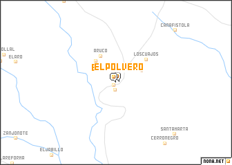 map of El Polvero