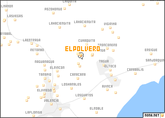 map of El Polvero