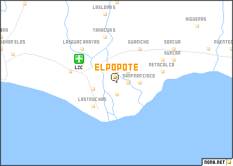 map of El Popote