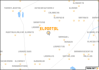 map of El Portal