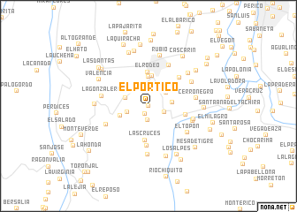 map of El Portico