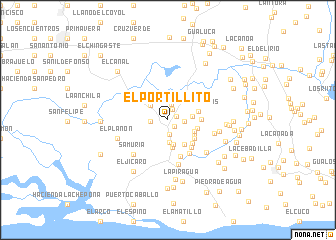 map of El Portillito