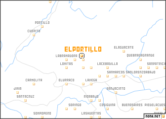 map of El Portillo