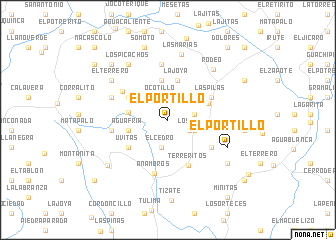 map of El Portillo