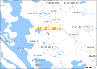 map of El Portugués